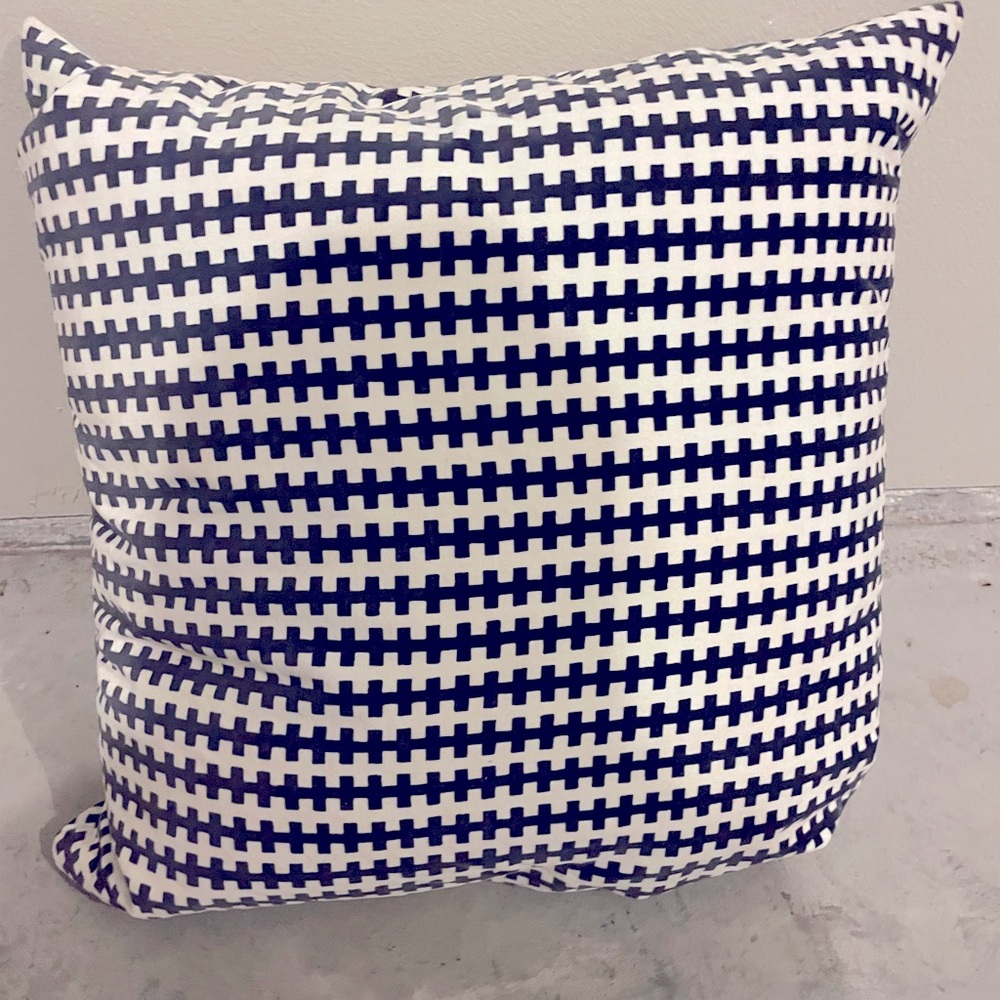 Black & White Suede-Feel Pillow